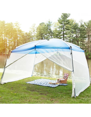 Carpa Pantalla Ozark Trail 3.96x2.74m Azul con Malla Insectos