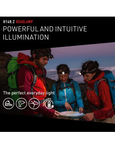 Linterna Frontal Recargable Ledlenser H14R.2 1000 Lúmenes 2