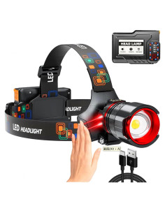 Linterna Frontal LED Recargable Molo 90000 Lúmenes IPX7