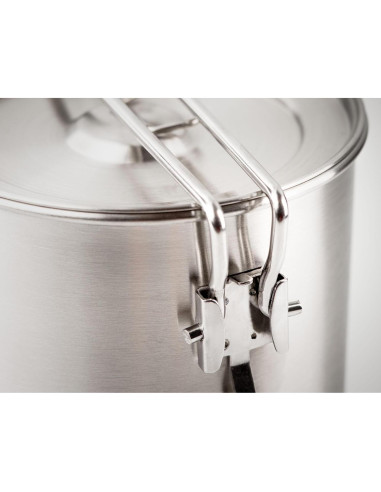 Conjunto de Cocina Compacto GSI Outdoors Glacier 68199 - Acero Inoxidable