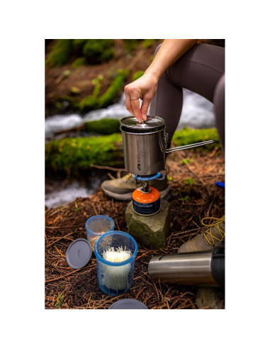 Conjunto de Cocina Compacto GSI Outdoors Glacier 68199 - Acero Inoxidable