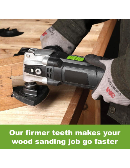 Pad de Lijado Triangular WENESTR 4 Piezas 80mm Grano 60-240