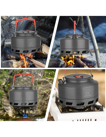 Tetera de Camping Tentock 1L Aluminio Anodizado Ligera