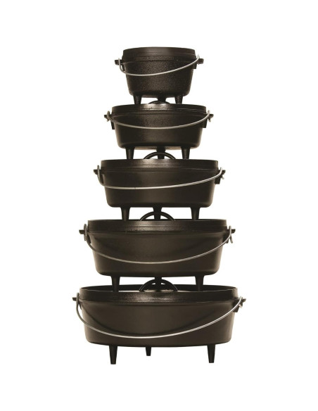 Horno de Campamento Lodge de Hierro Fundido 8 Qt con Tapa