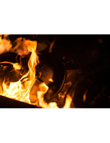 Horno de Campamento Lodge de Hierro Fundido 8 Qt con Tapa