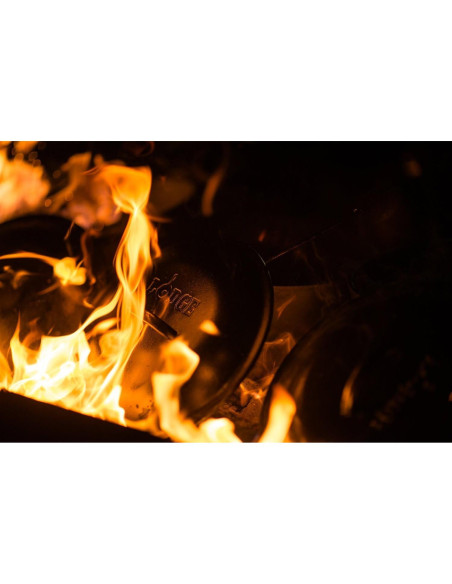 Horno de Campamento Lodge de Hierro Fundido 8 Qt con Tapa