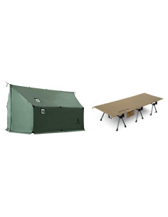 Hamaca Tienda Caliente OneTigris + Cama de Camping Plegable