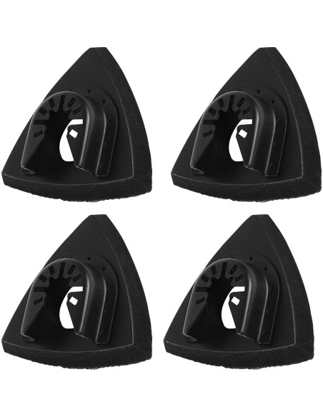 Pad de Lijado Triangular WENESTR 4 Piezas 80mm Grano 60-240