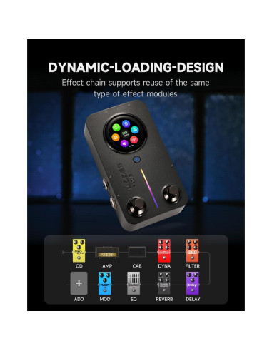 Procesador de Efectos MOOER Prime M2 con Pantalla Táctil