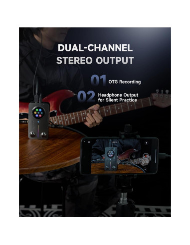 Procesador de Efectos MOOER Prime M2 con Pantalla Táctil