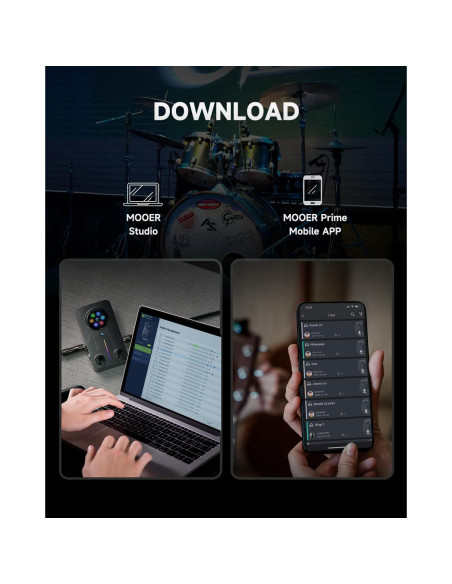 Procesador de Efectos MOOER Prime M2 con Pantalla Táctil