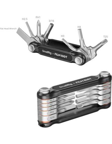 Multiherramienta Plegable 10 en 1 RGYBAO Aluminio Acero Inoxidable