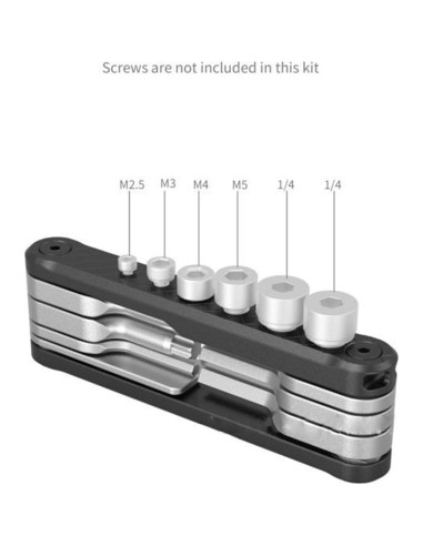 Multiherramienta Plegable 10 en 1 RGYBAO Aluminio Acero Inoxidable