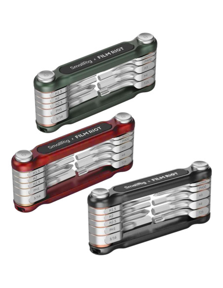 Multiherramienta Plegable 10 en 1 RGYBAO Aluminio Acero Inoxidable