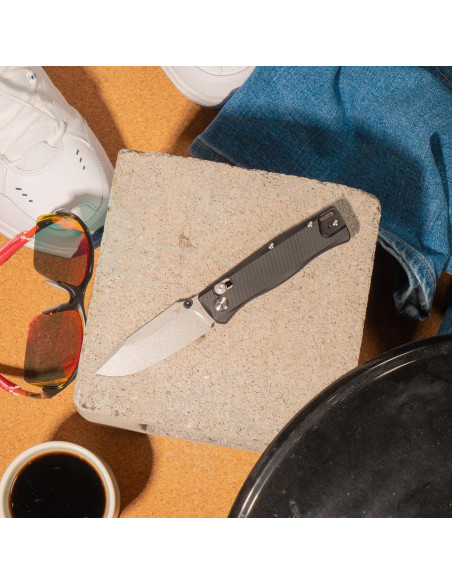 Cuchillo de bolsillo EDC Flytanium BEEF con hoja D2 y mango G-10 Cuchillo de bolsillo EDC Flytanium BEEF con hoja D2 y mango G-10