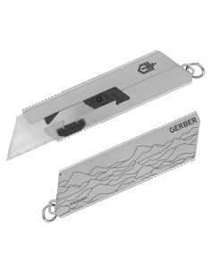 Cuchillo de Utilidad Mini EAB Gerber, Acero Inoxidable, Plata