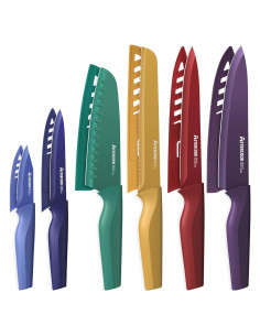 Juego de cuchillos de cocina Astercook 12 piezas acero inoxidable