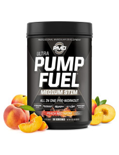 PMD Sports Pump Fuel Ultra Estímulo Medio 30 Porciones Nectarina