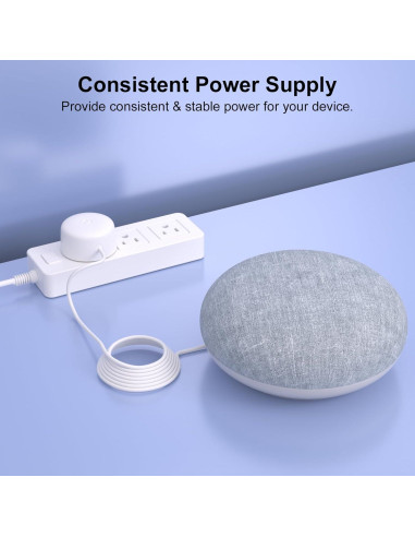 Adaptador de Corriente 15W Compatible con Google Nest Hub y WiFi