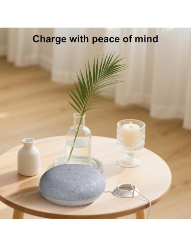 Adaptador de Corriente 15W Compatible con Google Nest Hub y WiFi