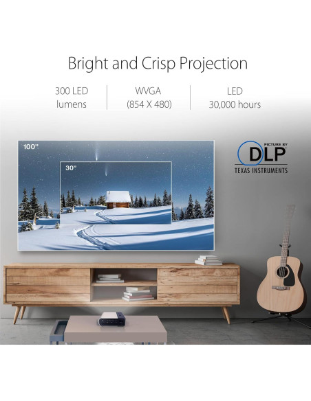 Proyector Mini Inalámbrico ASUS ZenBeam E2 100" FHD 300 Lúmenes Proyector Mini Inalámbrico ASUS ZenBeam E2 100" FHD 300 Lúmenes