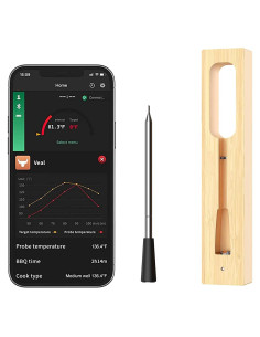 Termómetro de Carne Inalámbrico CirSureas CXL1 Bluetooth IP68