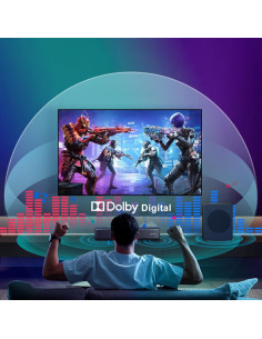 Barra de Sonido Geoyeao HD069 2.1 CH con Subwoofer 100W 2