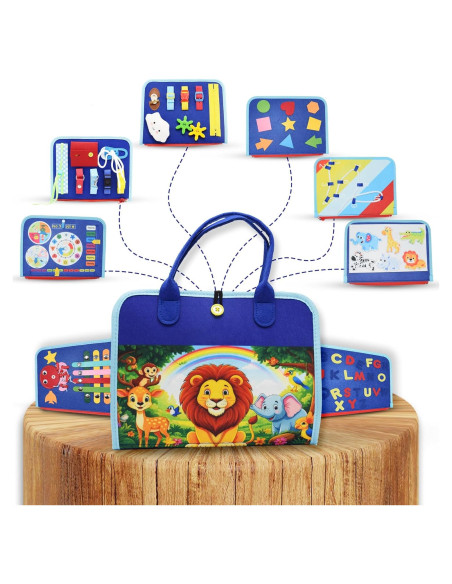 Tablero Ocupado Montessori Tsarasi para Niños 3-5 Años