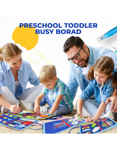 Tablero Ocupado Montessori Tsarasi para Niños 3-5 Años