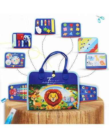 Tablero Ocupado Montessori Tsarasi para Niños 3-5 Años