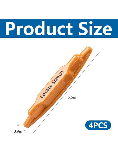 Detector de Clavos Magnético moonoom 4 Pcs - Herramienta Compacta