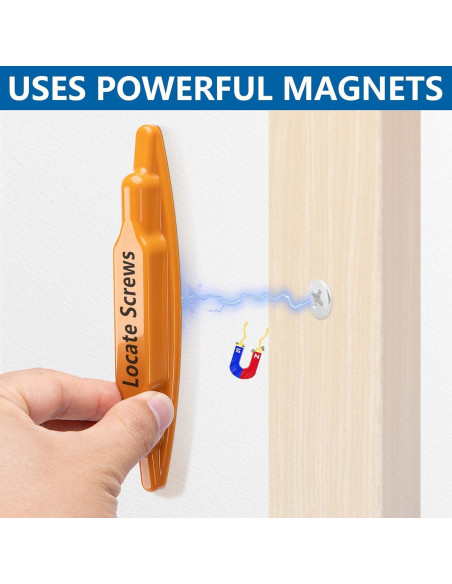 Detector de Clavos Magnético moonoom 4 Pcs - Herramienta Compacta