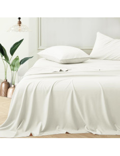 Juego de Sábanas King Vonty de Rayón Derivado de Bambú 4 Piezas 2