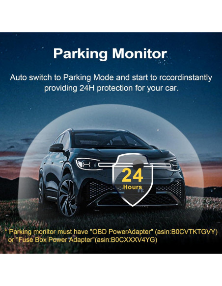 Cámara Dash 4K Mangoal para Ford Bronco 2021-2024, WiFi Cámara Dash 4K Mangoal para Ford Bronco 2021-2024, WiFi