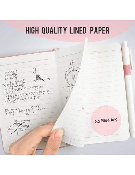 Cuadernos A6 Oucaru 8 Colores Pastel Tapa Dura 40 Hojas