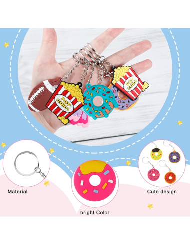 58 Llaveros de Silicona para Niños Hazms - Fiesta Cumpleaños