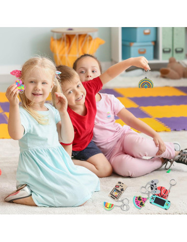 58 Llaveros de Silicona para Niños Hazms - Fiesta Cumpleaños