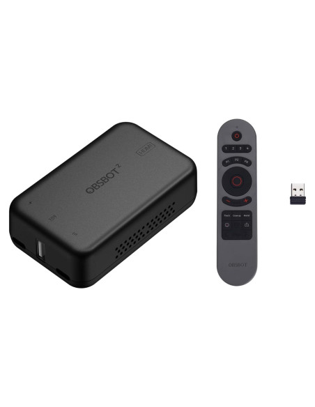 Combo Adaptador UVC a HDMI 4K OBSBOT Tiny 2 y Control Remoto