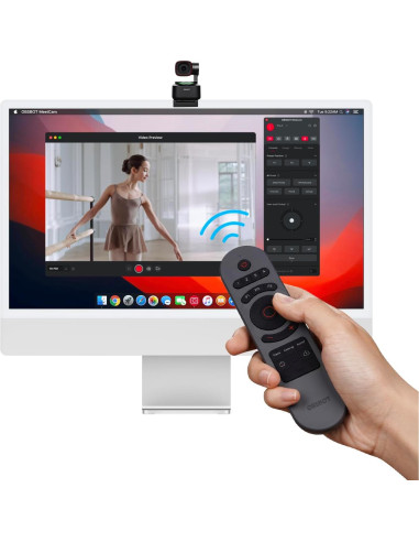 Combo Adaptador UVC a HDMI 4K OBSBOT Tiny 2 y Control Remoto