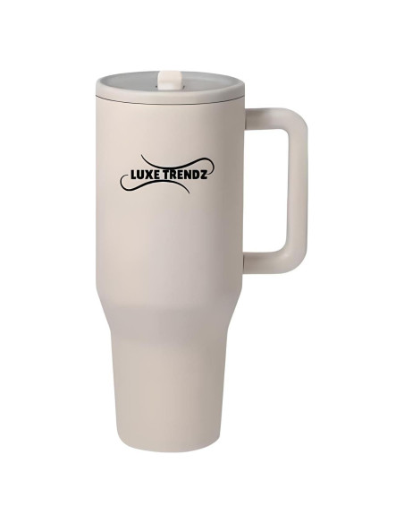 Taza de Café Aislada Luxe Trendz 30 oz Crema - Doble Pared