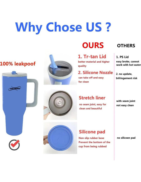 Taza de Café Aislada Luxe Trendz 30 oz Crema - Doble Pared