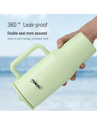 Taza de Café Aislada Luxe Trendz 30 oz Crema - Doble Pared