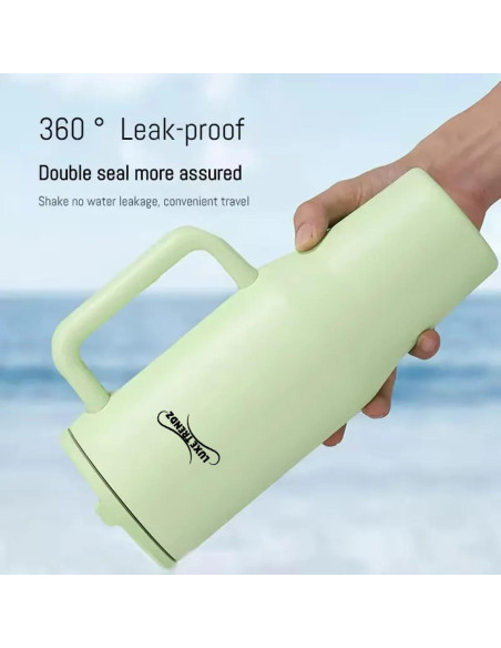 Taza de Café Aislada Luxe Trendz 30 oz Crema - Doble Pared