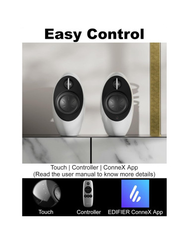 Altavoces Edifier e25HD 74W Hi-Res Bluetooth 5.3 con Control Remoto