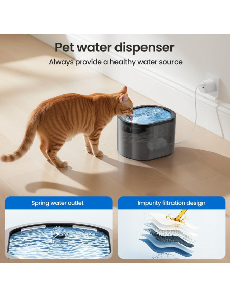 Dispensador Automático de Comida y Agua Evoliq 3L 5G WiFi