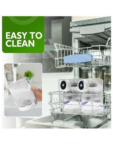 Paquete de 2 Contenedores de Helado Ninja Creami 16 oz