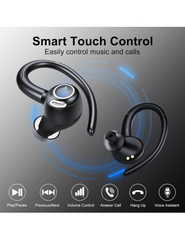 Auriculares Inalámbricos Bluetooth 5.3 VKROBAG V90 IP7 48h