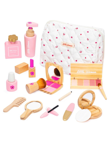 Juego de Maquillaje de Madera Twood 15 Piezas para Niñas
