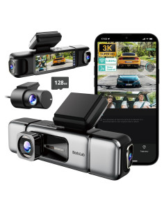 Cámara Dash 3K 4 Canales BOTSLAB G980H con GPS y WiFi