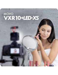 Kit de Video Movo con Micrófono VXR10 y Luz LED Compacta 2